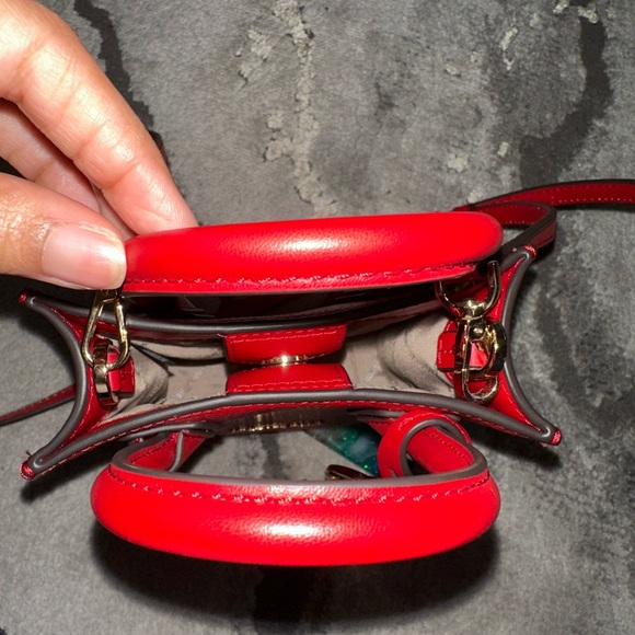 Michael Kors Red Crossbody Bag with Sleek Design - Picture 9 of 9
